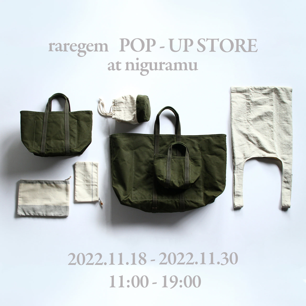 raregem POP UP STORE at niguramu – raregem ONLINE STORE